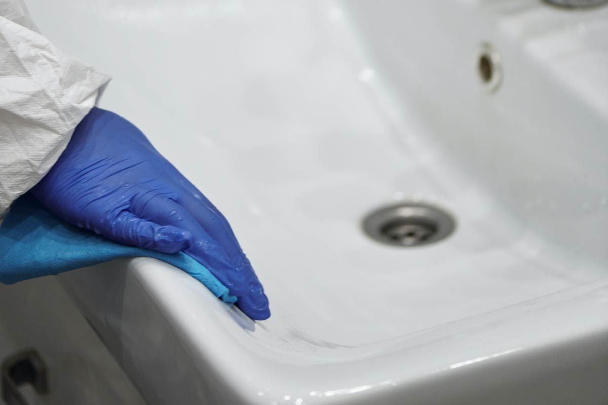 解決洗手台黃垢原因擦拭